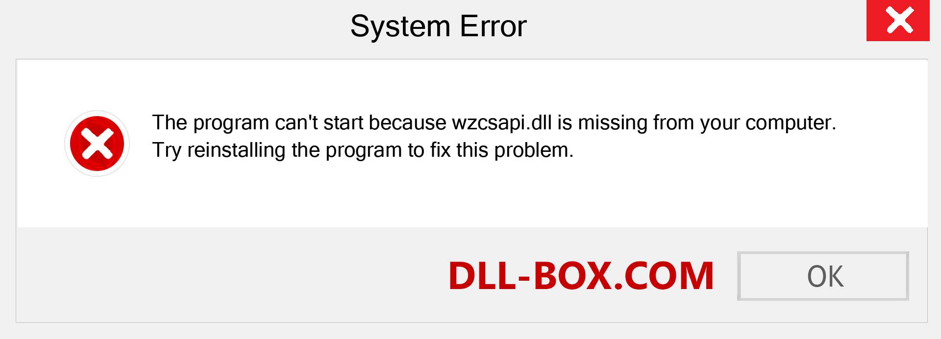 wzcsapi.dll file is missing?. Download for Windows 7, 8, 10 - Fix  wzcsapi dll Missing Error on Windows, photos, images